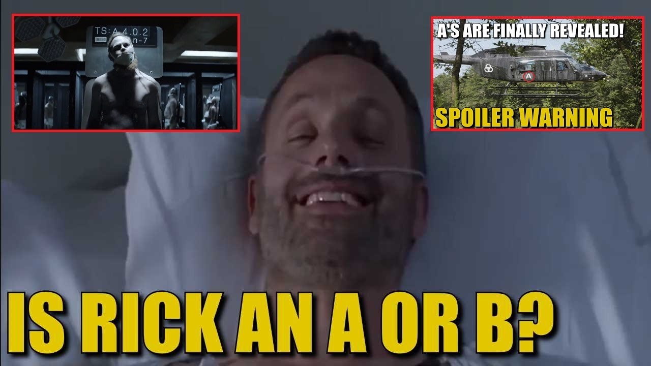 The Walking Dead A & B Explained - Is Rick An A Or B? Is Rick At The A ...