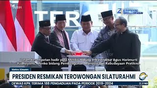 PRESIDEN PRABOWO RESMIKAN TEROWONGAN SILAHTURAHIM ISTIQLAL \u0026 KATEDRAL