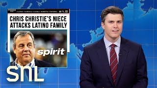 Weekend Update: Chris Christie’s Niece Attacks Latino Family, France Gives Out Free Condoms - SNL