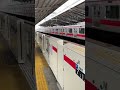 tokyu 5050 series 4000 series 10 car train passing through yutenji station on the toyoko line