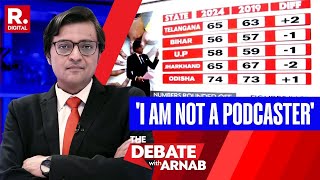 I Am A Journalist, Not A Podcaster: Arnab Fact Checks Political Analyst Pulla Rao Live On The Debate