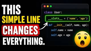 Stop Wasting RAM in Python! Use __slots__