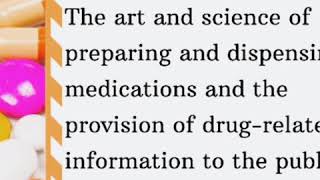 What is Pharmacy?