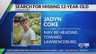 Search In Frankfort Underway For Missing 12 Year Old