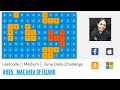 695. Leetcode Max Area of Island|| Code + Explanation + Example Walkthrough || June1 Daily Challenge