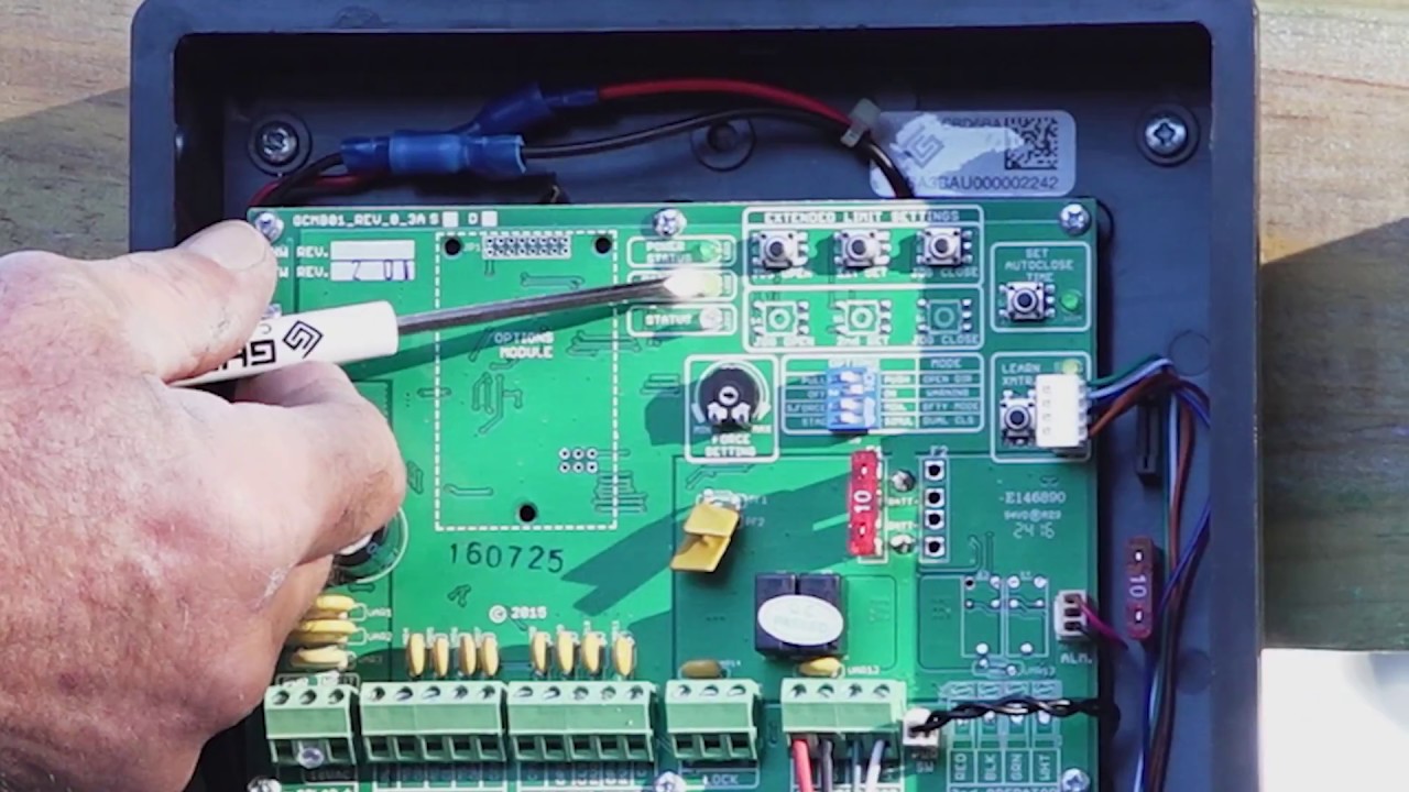Automatic Gate Opener Chapter 3 Control Box Installation Youtube