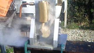 Homebuilt Steam Oscillating Engine 自作 蒸気 首振り エンジン