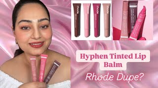 Hyphen tinted lip balm dupe of rhode lip balm?  #lipbalm #hyphen #rhode