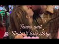 Travis Kelce and Taylor Swift's love story (a music video with Give me love by Ed sheeran)