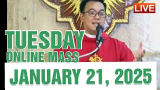 QUIAPO CHURCH LIVE MASS TODAY REV FR DOUGLAS BADONG JAN 21,2025