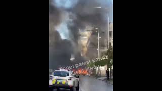 KYIV 10.10.22  strike  of russian cruise missile TO THE CENTER OF THE CITY