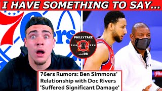 Ben Simmons' & Doc Rivers' Relationship Is Damaged & Sixers View Him As The Path To Damian Lillard