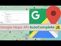 How to Code Autocomplete Cities 🗺️ Using Google Maps Places API for Input Fields in Javascript 🔥