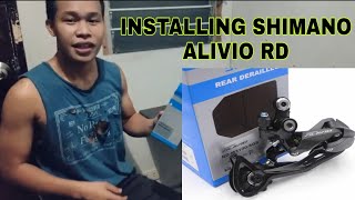 INSTALLING SHIMANO ALIVIO REAR DERAILLEUR M3100-SGS 9s