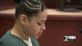 Woman who murdered child's father on camera breaks down in court apologizing to his mother | WSB-TV