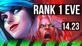 EVELYNN vs VIEGO (JGL) | Rank 1 Eve, Dominating | NA Challenger | 14.23