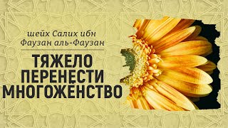 Тяжело перенести многожёнство | Шейх Салих аль-Фаузан