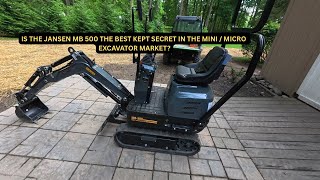 Why the Jansen MB 500 is the best kept secret in the mini micro excavator market