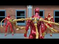 Can the Waldoes from Yamaguchi Revoltech Iron Spider fit the Marvel Legends Iron Spider