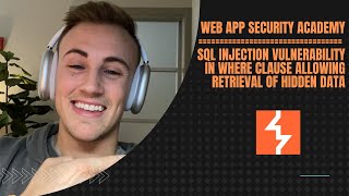 Web Security Academy: SQL injection vulnerability in WHERE clause allowing retrieval of hidden data