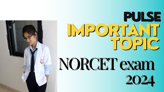 PULSE..... important topic for NORCET exam #aiims #norcet #nursing #aiimsrishikesh #neet