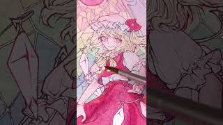 ✦ Flandre Scarlet ✦    twt/тгк strontium_art     #イラスト #illustration #art #東方 #touhou