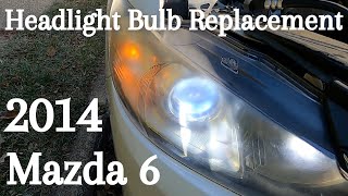 2014 Mazda 6 Headlight Bulb Replacement, The Easy Way