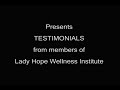 Lady Hope Testimonials