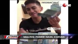 VIRAL!! Maling Pamer Hasil Curian di Media Sosial