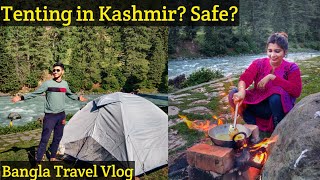 Exclusive First Tenting Experience in Kashmir Valley [EP14] #BanglaTravelVlog #Pahalgam #KashmirTour