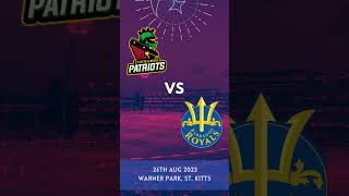 St Kitts and Nevis Patriots vs Barbados Royals | CPL Match Predictions | 26th Aug #SKNvBR