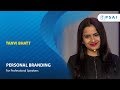 Tanvi Bhatt at the PSAI 2019: Personal Branding MasterClass for Professional Speakers