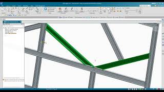 Solid Edge 2023: Frame Design using the Extend and Trim Command