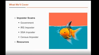 Government Imposter Scams Webinar by ITRC & FTC