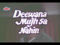 deewana mujh sa nahin aamir khan madhuri dixit trailer