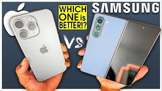 WHICH ONE!? iPhone 15 Pro Max vs Galaxy Z Fold 5 BRUTALLY HONEST