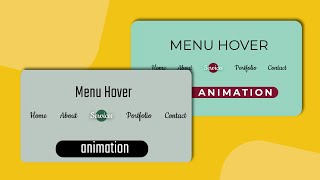 CSS Creative Menu Hover Effects | CSS Animation Examples