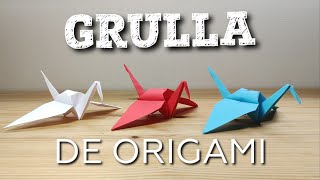 COMO HACER UNA GRULLA DE ORIGAMI