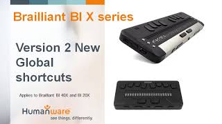 Version 2 New Global Shortcuts Bluetooth discoverable, switching between applications and quick crea