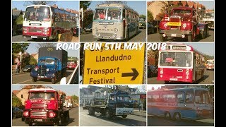 Llandudno Transport Festival 2018  05.05.2018 - Conwy Road Run - lorries buses cars tractors