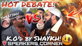 HOT DEBATE: INDIAN Preacher K.O'd by Shaykh Uthman at Speakers Corner!