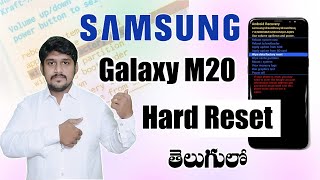 Samsung Galaxy M20 mobile Hard reset in Telugu by Harish techintelugu