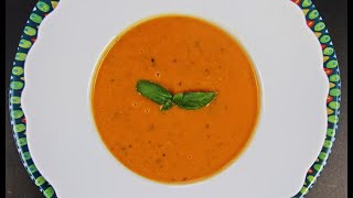 Coconut Roasted Tomato Soup #TastyTuesdays | CaribbeanPot.com