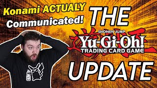 The Yu-Gi-Oh! Update: Konami ACTUALLY Communicated