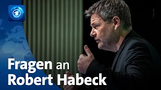 „Farbe bekennen“: Robert Habeck stellt sich den Fragen des ARD-Hauptstadtstudios