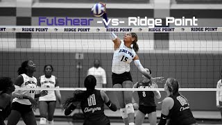 2023 Ridge Point (TX) vs Fulshear (TX) Full Match Highlights