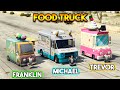 GTA 5  : FRANKLIN VS MICHAEL VS TREVOR (WHICH IS BEST FOOD TRUCK?)