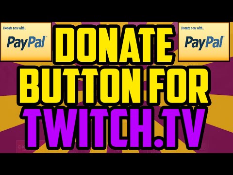 How To Get A Donate Button on Twitch WORKING 2018 USING PAYPAL - Twitch Paypal Donation Button Setup How To Get A Donate Button on Twitch WORKING 2018 USING PAYPAL - Twitch Paypal Donation Button Setup