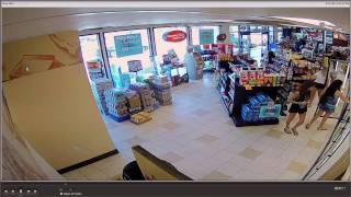Shoplifting beer caught in the act