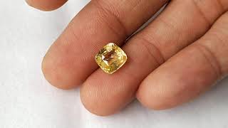 3.72 Ct Natural Yellow Sapphire